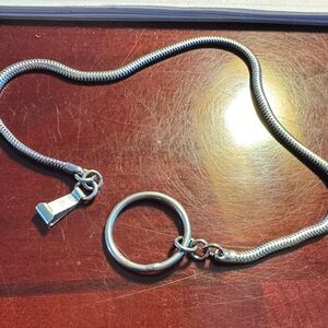 Silver Men's  Chain for possible, Pocket Watch or keys